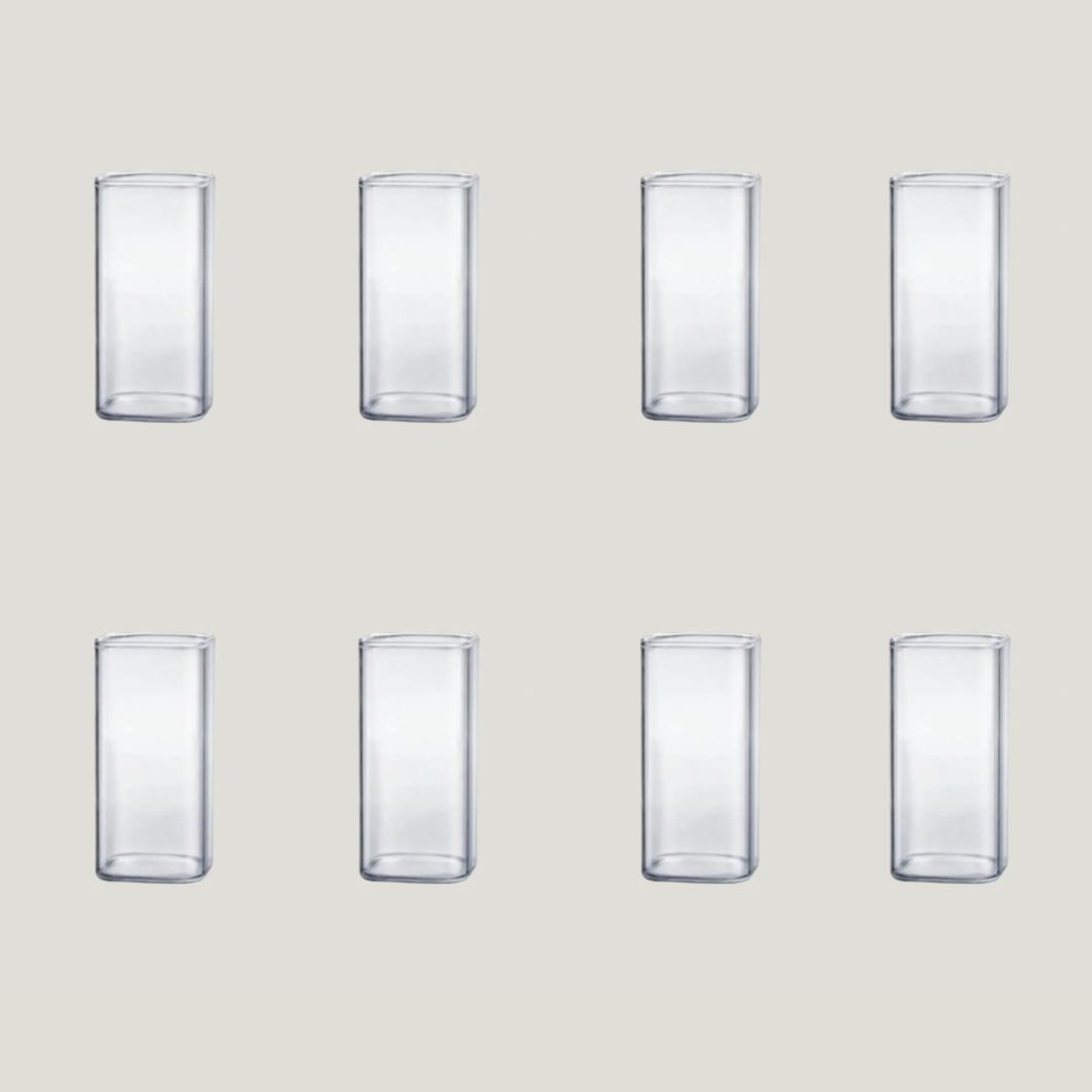 "Square" Trinkglas 8er Set