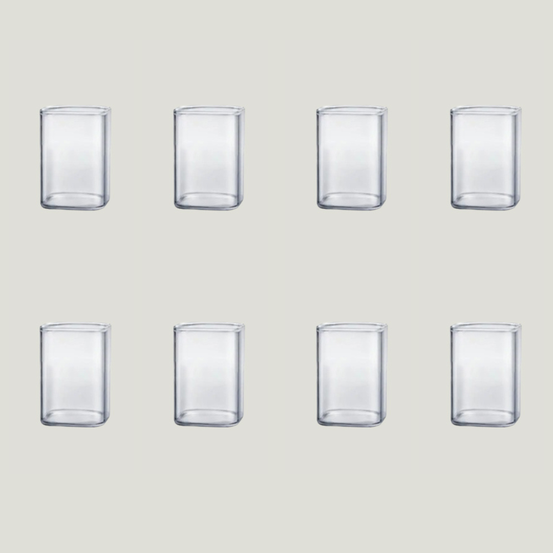 "Square" Trinkglas 8er Set