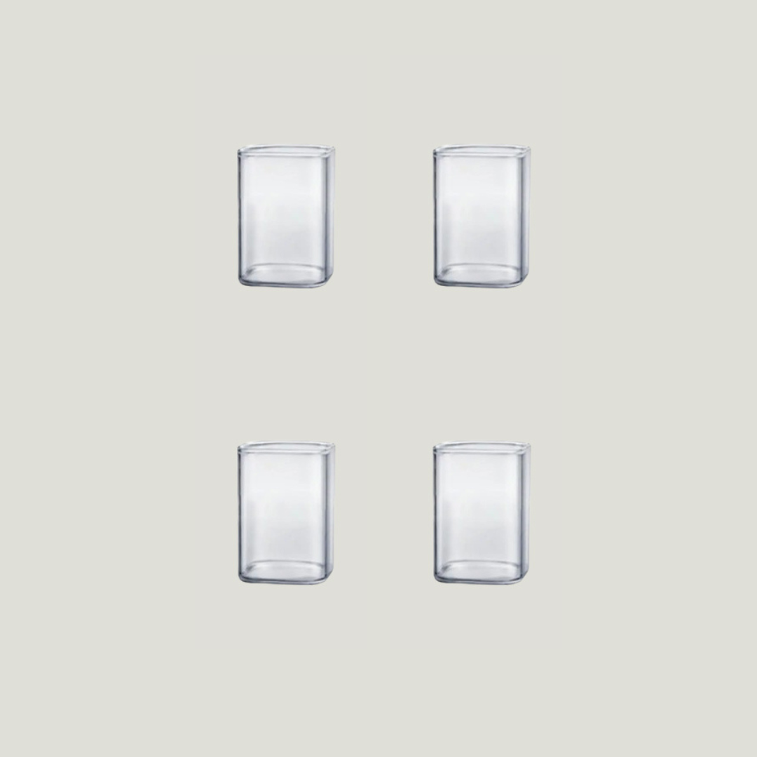 "Square" Trinkglas 4er Set
