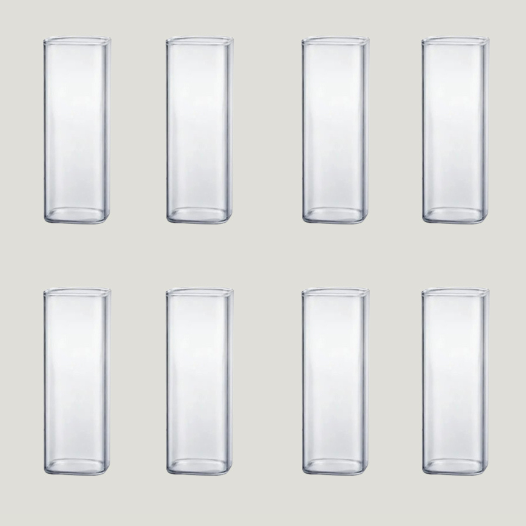 "Square" Trinkglas 8er Set
