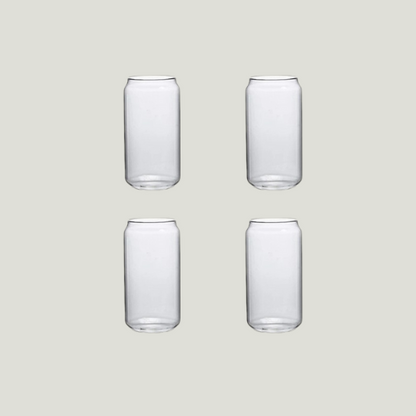 "Can" Trinkglas 4er Set