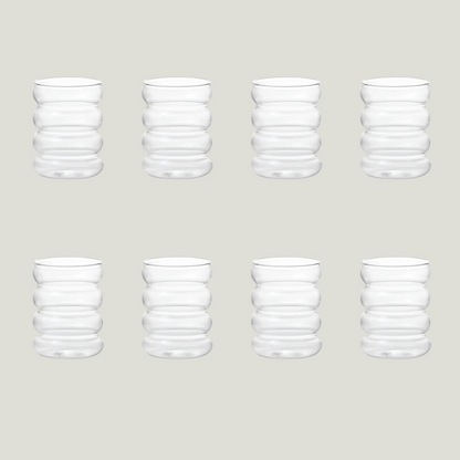 "Puffy" Trinkglas 8er Set