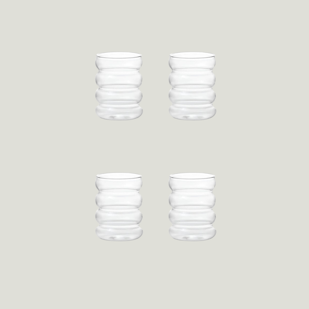 "Puffy" Trinkglas 4er Set
