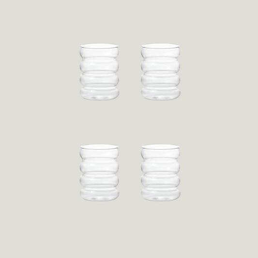 "Puffy" Trinkglas 4er Set