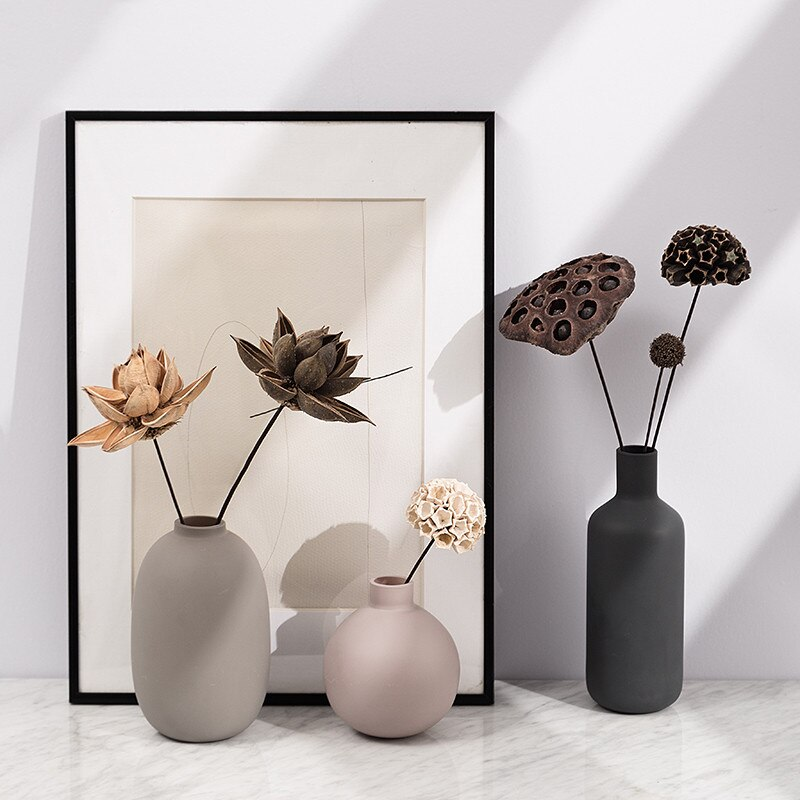 "Trio Beige" Keramikvase