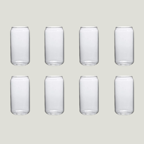"Can" Trinkglas 8er Set