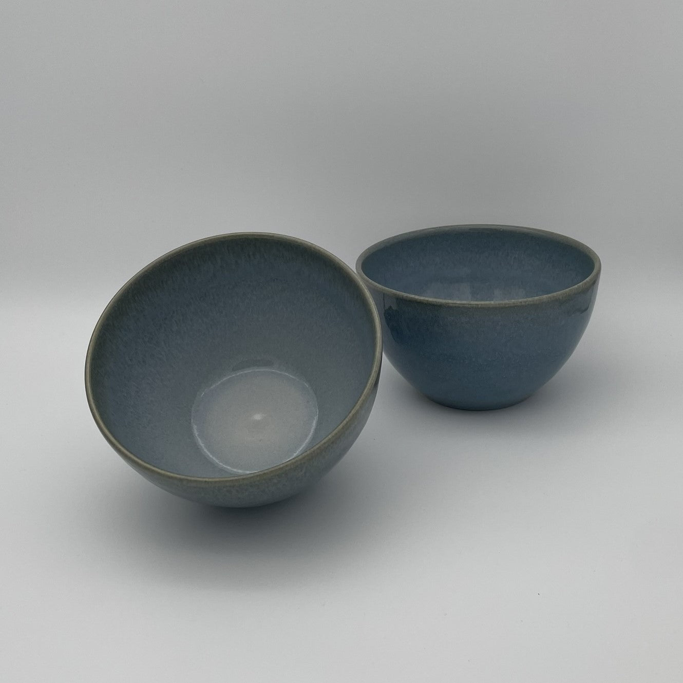 "Ocean Breeze" Schale – Handgefertigte Keramik aus Portugal (Ø 15 cm, blaugrün)