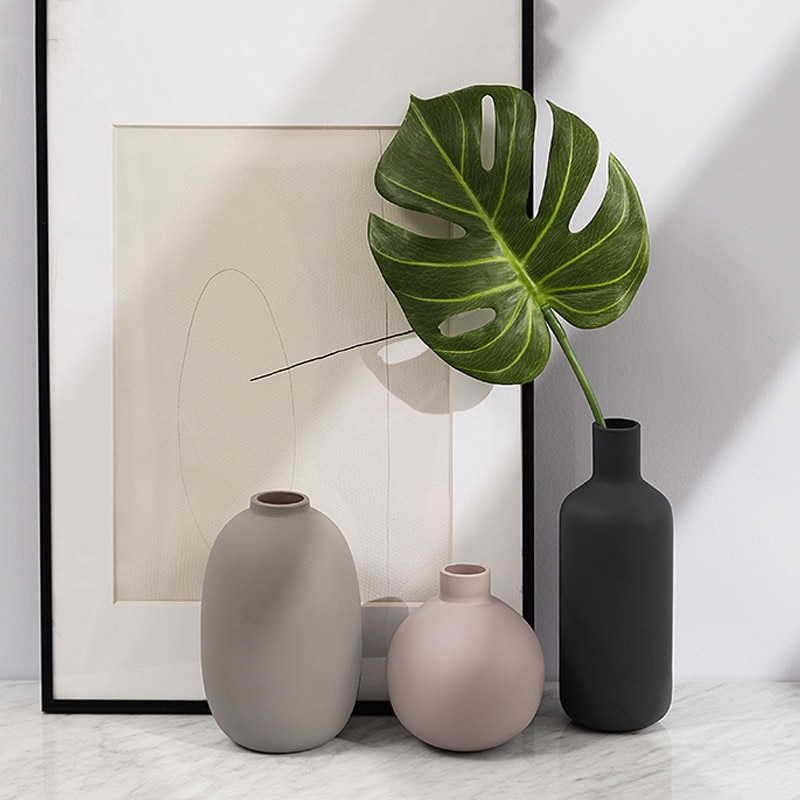 "Trio Rosa" Keramikvase